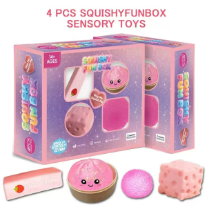 4 PCS Squishy
Fun Box
Sensory Fidget
Squishy Toys