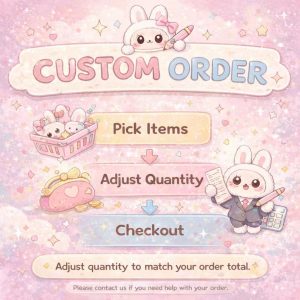 DIY Customized Product(Everything you choose in livestream please order here)