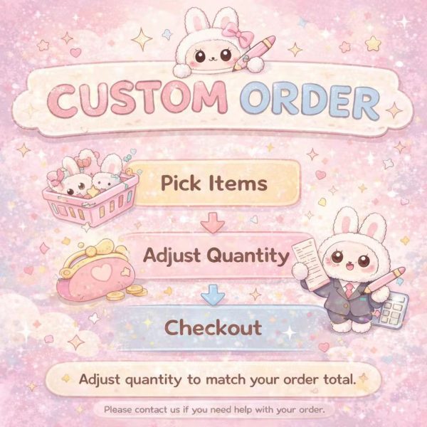 DIY Customized Product(Everything you choose in livestream please order here)